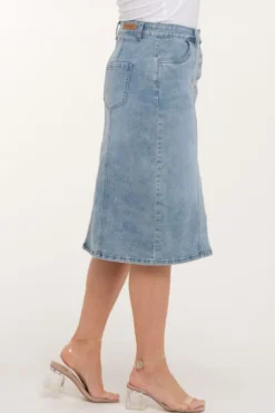 Iben denim skjørt