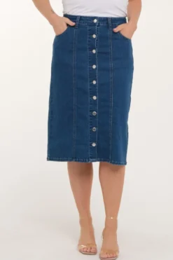 Iben denim skjørt