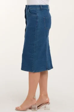 Iben denim skjørt