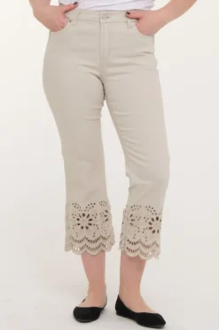 Julie cropped bukse