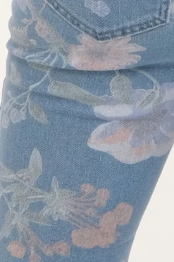 Siri denim capri