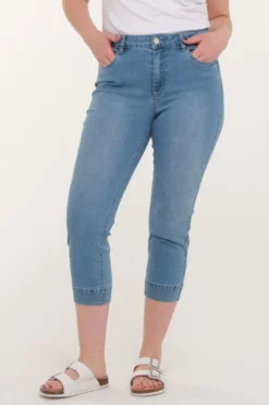 Siri denim capri