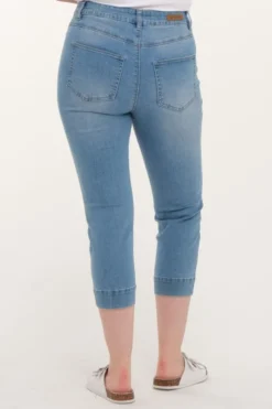 Siri denim capri
